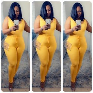 Women’s jumpsuit (mustard yellow)